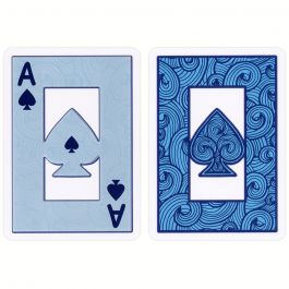 Hoyle Blue Poker Sized 100% Plastic Playing Cards 