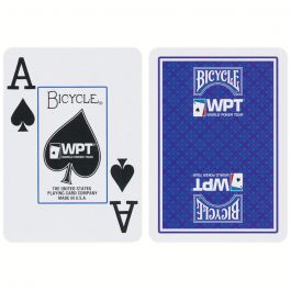 Carte Fournier WPT World Poker Tour 100% plastica colore Blu 
