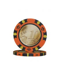 Poker chips Euro design €0.10