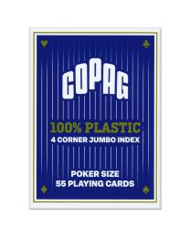 COPAG 100% plastic 4 corner index blue
