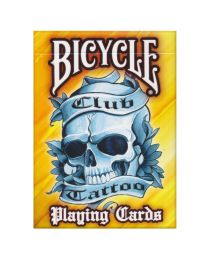 Bicycle Club Tattoo Playing Cards Orange