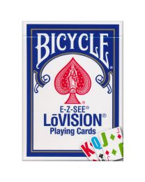 Bicycle E-Z-SEE LōVision Cards Blue