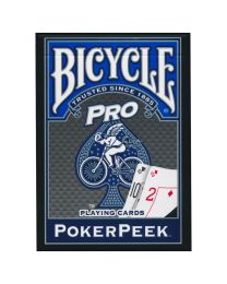 Bicycle Pro Playing Cards Poker Peek Blue