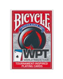 World Poker Tour Playing Cards Bicycle Red