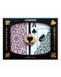 COPAG 2-Pack Bridge Cards Green & Burgundy