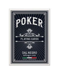 Dal Negro Playing Cards Poker Black