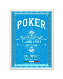 Dal Negro Playing Cards Poker Light Blue