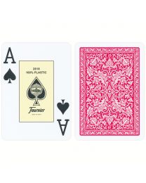 Fournier Poker 2818 Casino Cards 2 Jumbo Index Red