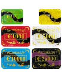 Euro Casino Poker Plaques