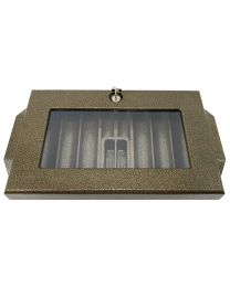 Metal Poker Chip Tray with Locking Cover