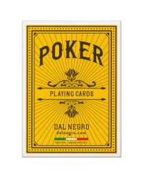 Dal Negro Playing Cards Poker Yellow