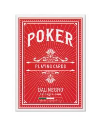 Dal Negro Playing Cards Poker Red