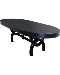 Poker table dining top grey