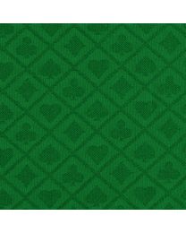 Suited Poker Speed Cloth Green