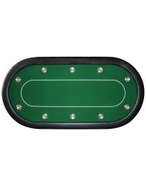 Poker table tournament green