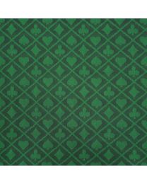 Two-tone suited speed poker card table cloth green