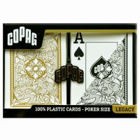 Copag Legacy Series Plastic Poker Playing Cards Black & Gold