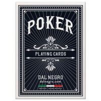 Dal Negro Playing Cards Poker Black