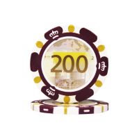 Poker chips Euro design €200