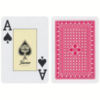 818 Poker Fournier Playing Cards Red