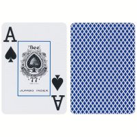 Bee Jumbo Index Playing Cards Blue