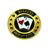 Card Protector Bullets Pair of Aces