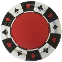 Casino Plates Place Your Bets (8 Pieces)