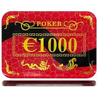 Casino Poker Plaque €1000