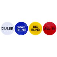 Set of 4 Dealer Buttons