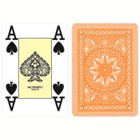 Orange playing cards Modiano