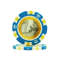 Poker chips Euro design €1