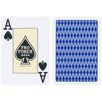 Pro Poker Plastic Playing Cards Blue