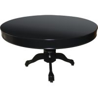 Round poker table dining top