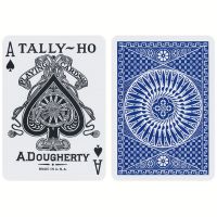 Tally-Ho Playing Cards Circle Back Blue