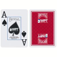 World Poker Tour Playing Cards Bicycle Red