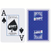 World Poker Tour Playing Cards Bicycle Blue