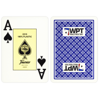 World Poker Tour cards Fournier blue